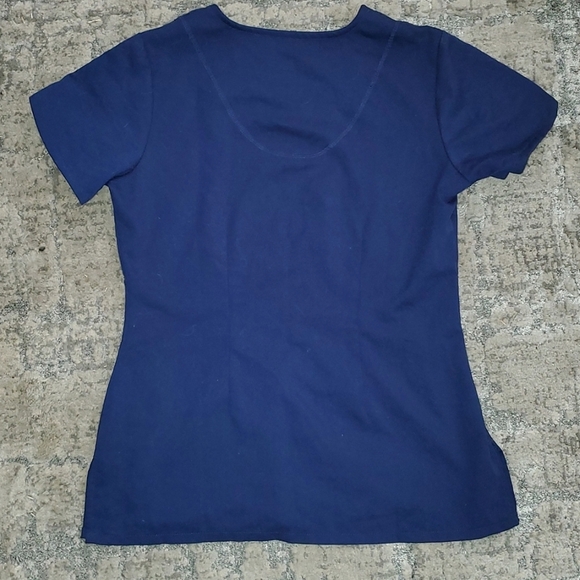 Grey's Anatomy SM Petite Indigo Blue  Scrub Set - Picture 12 of 15